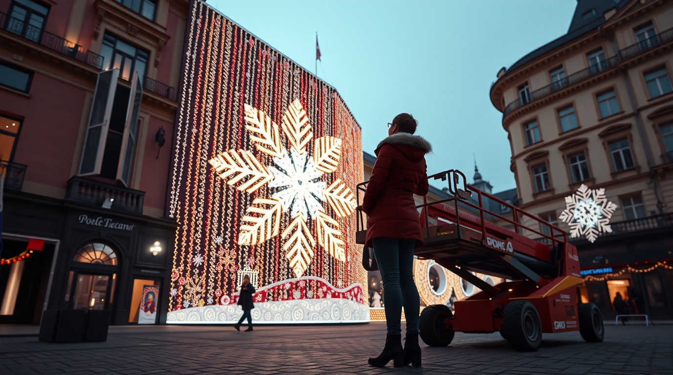 Светящиеся деревья для улицы