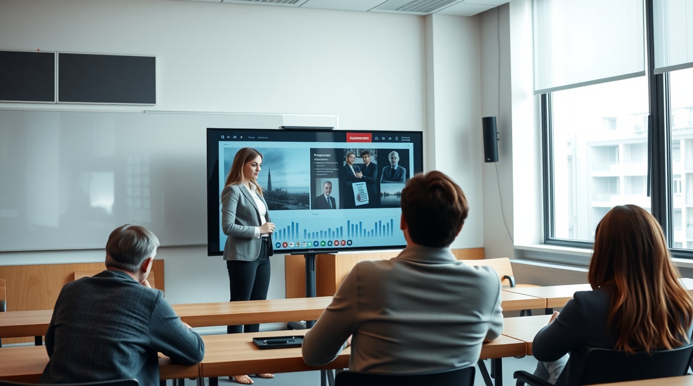 
Интерактивная вертикальная панель