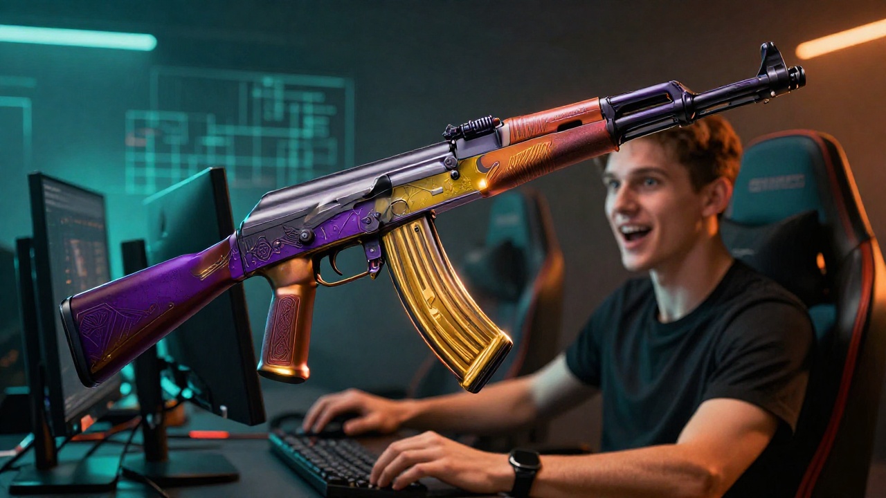 Скины в CS2 — красивое оформление оружия в игре с эффектами редкости