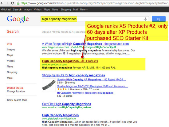 Продукт Google Ranks XS # 2 - SEO для малого бизнеса получает БОЛЬШИЕ результаты всего за 60 дней