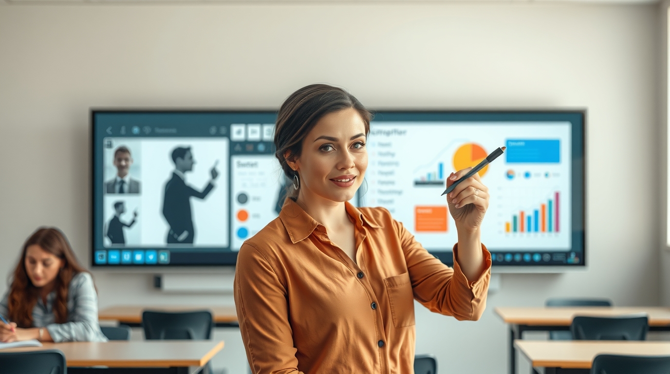 Интерактивная панель в классе